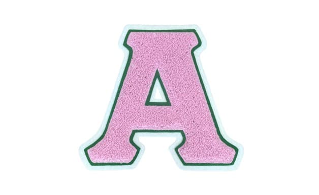 Chenille Letters chenille patches