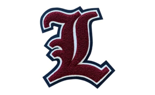 Old English Letter chenille patch