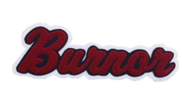 Script with Tail chenille patch