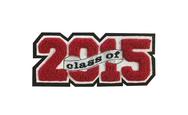 Year Dates chenille patches